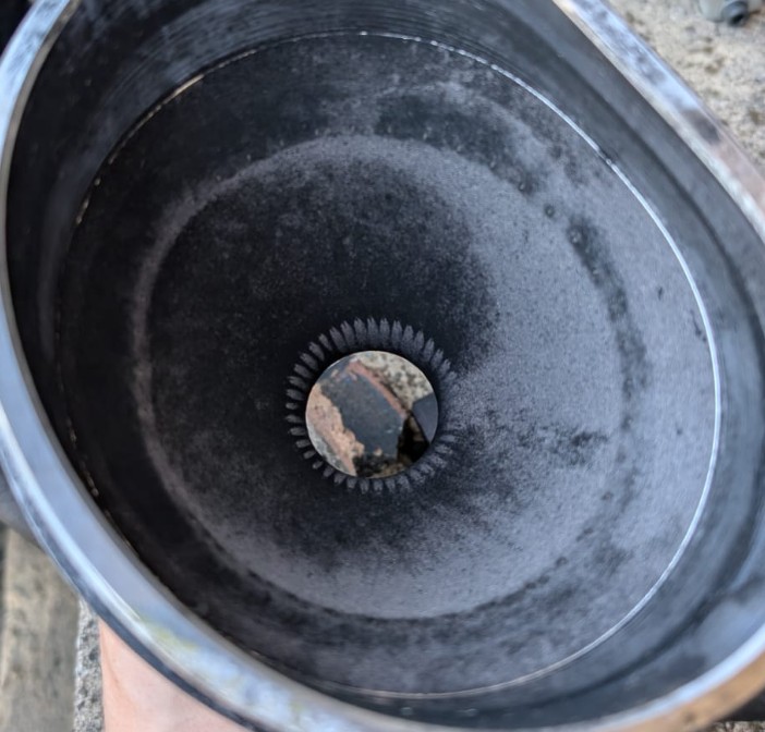 Channel cross-section detail