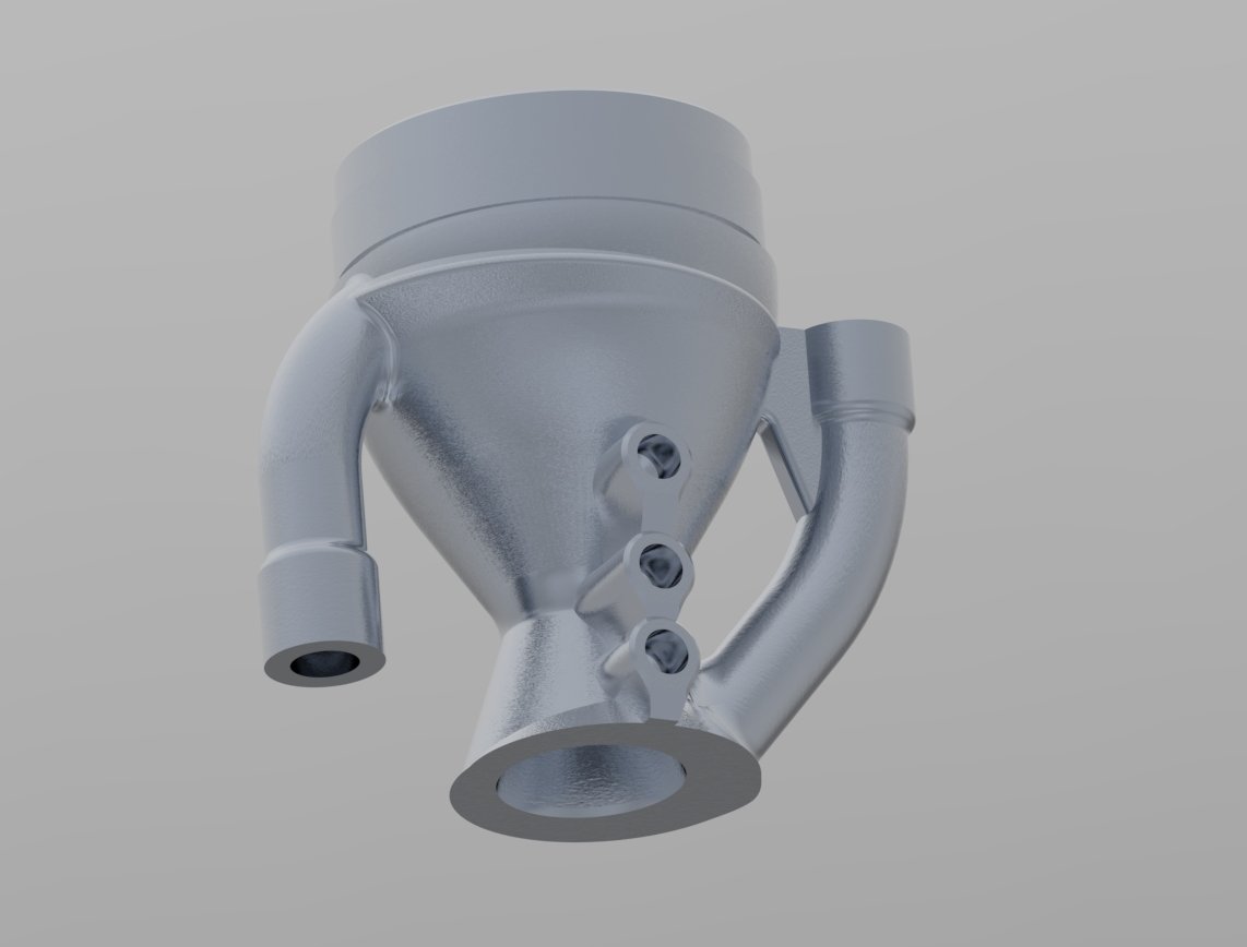 Regen nozzle CAD isometric