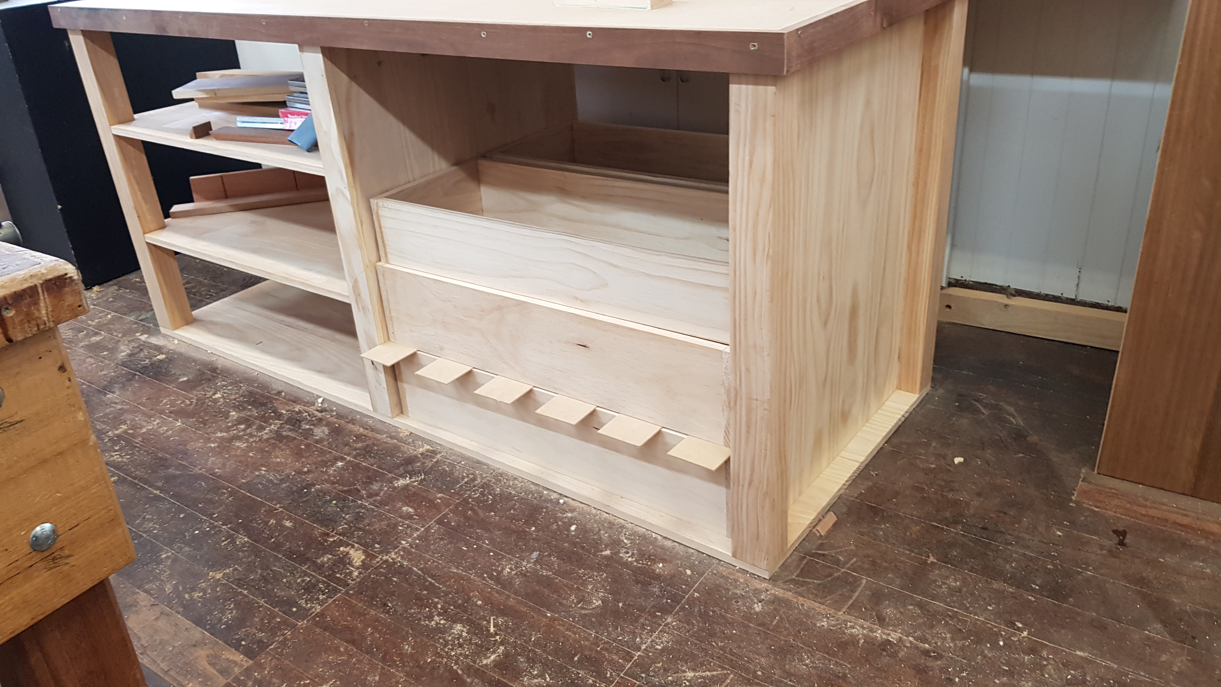 Drawer layout detail