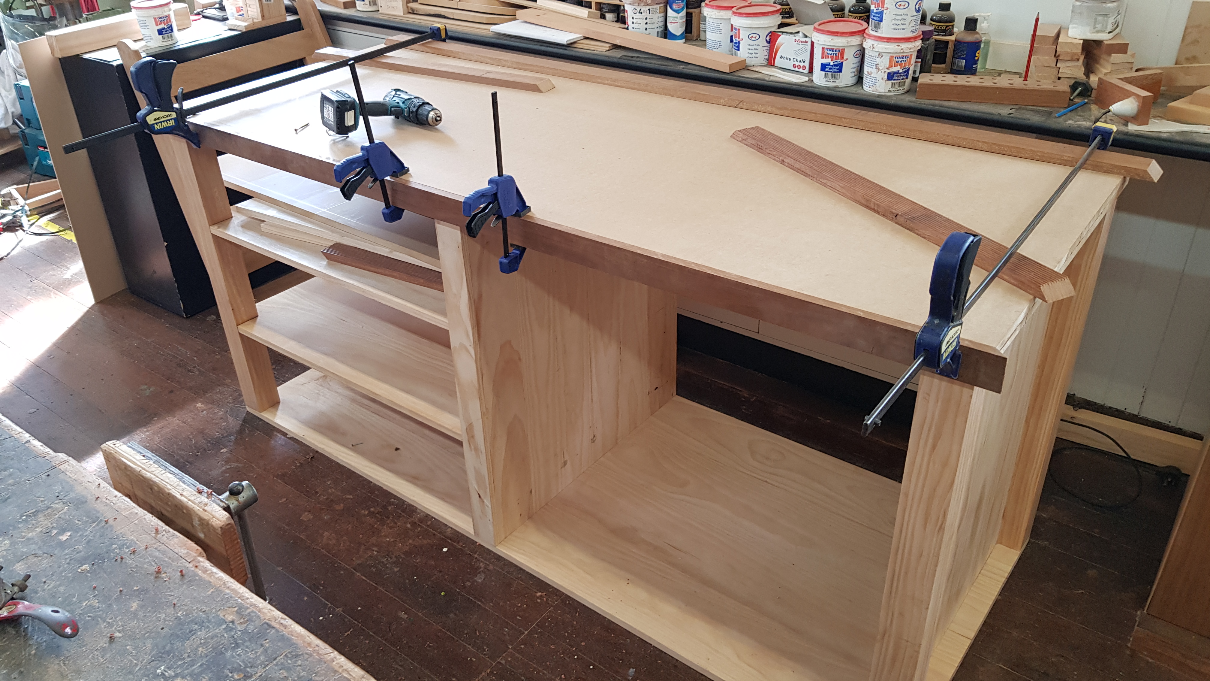 Hardwood brim detail