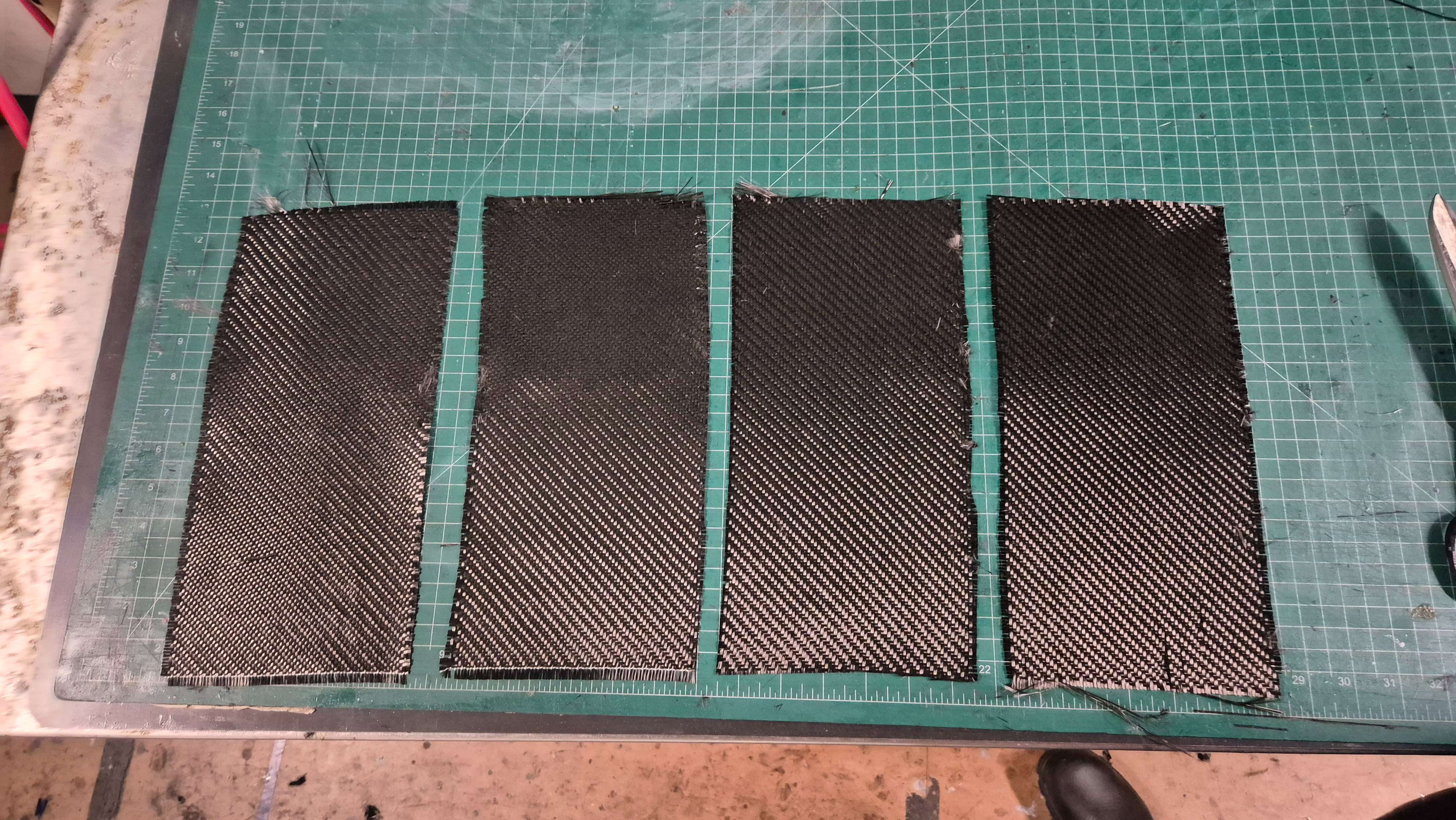 Peel ply and breather stack