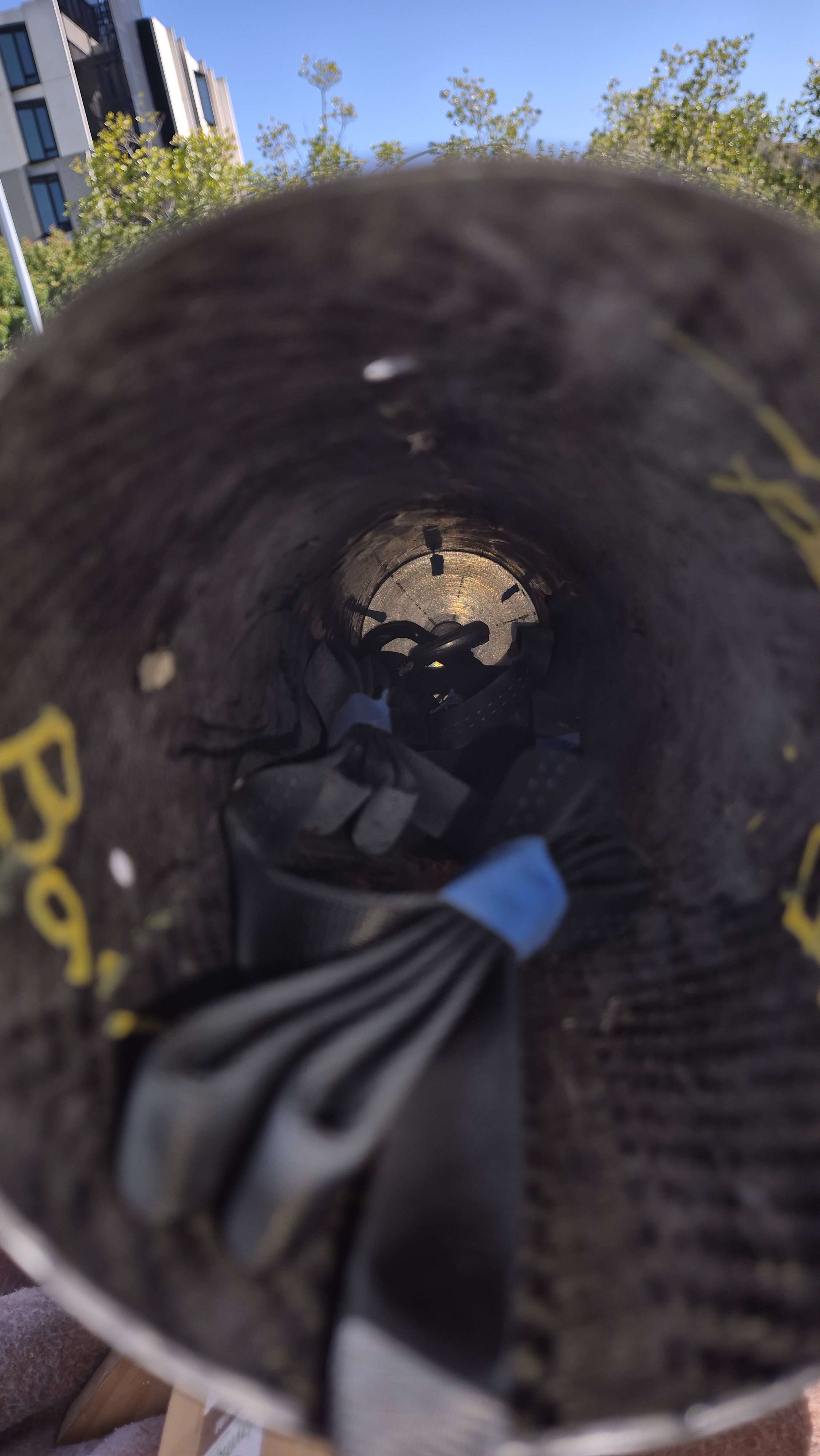 Completed rocket ready for paint