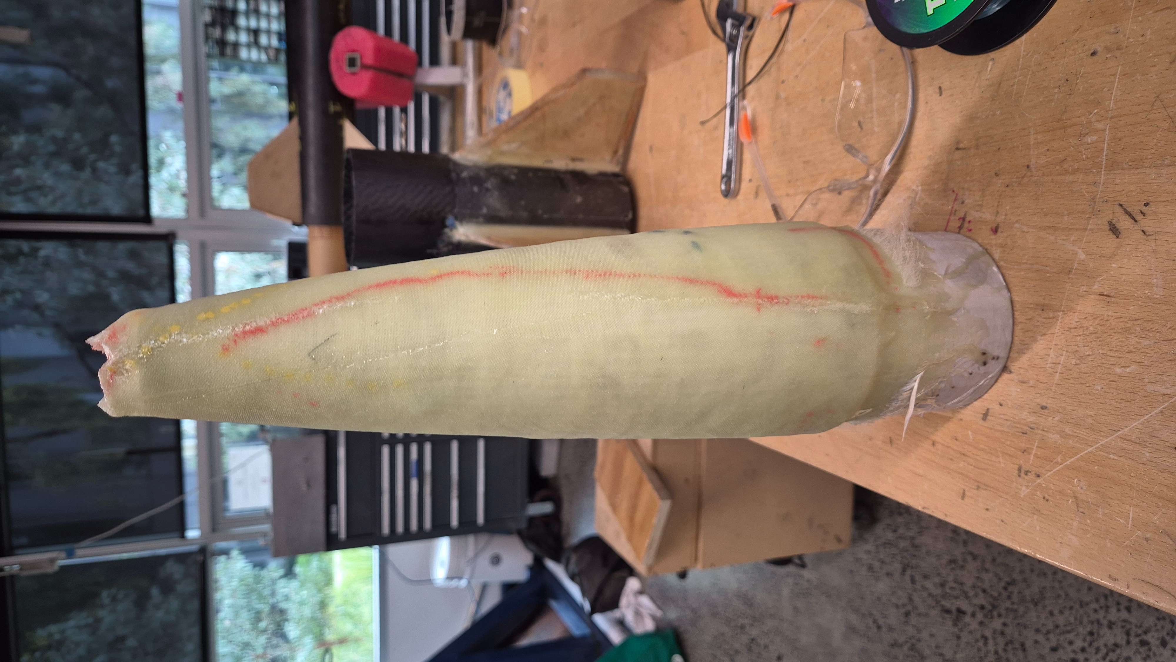 3D printed nose cone plug