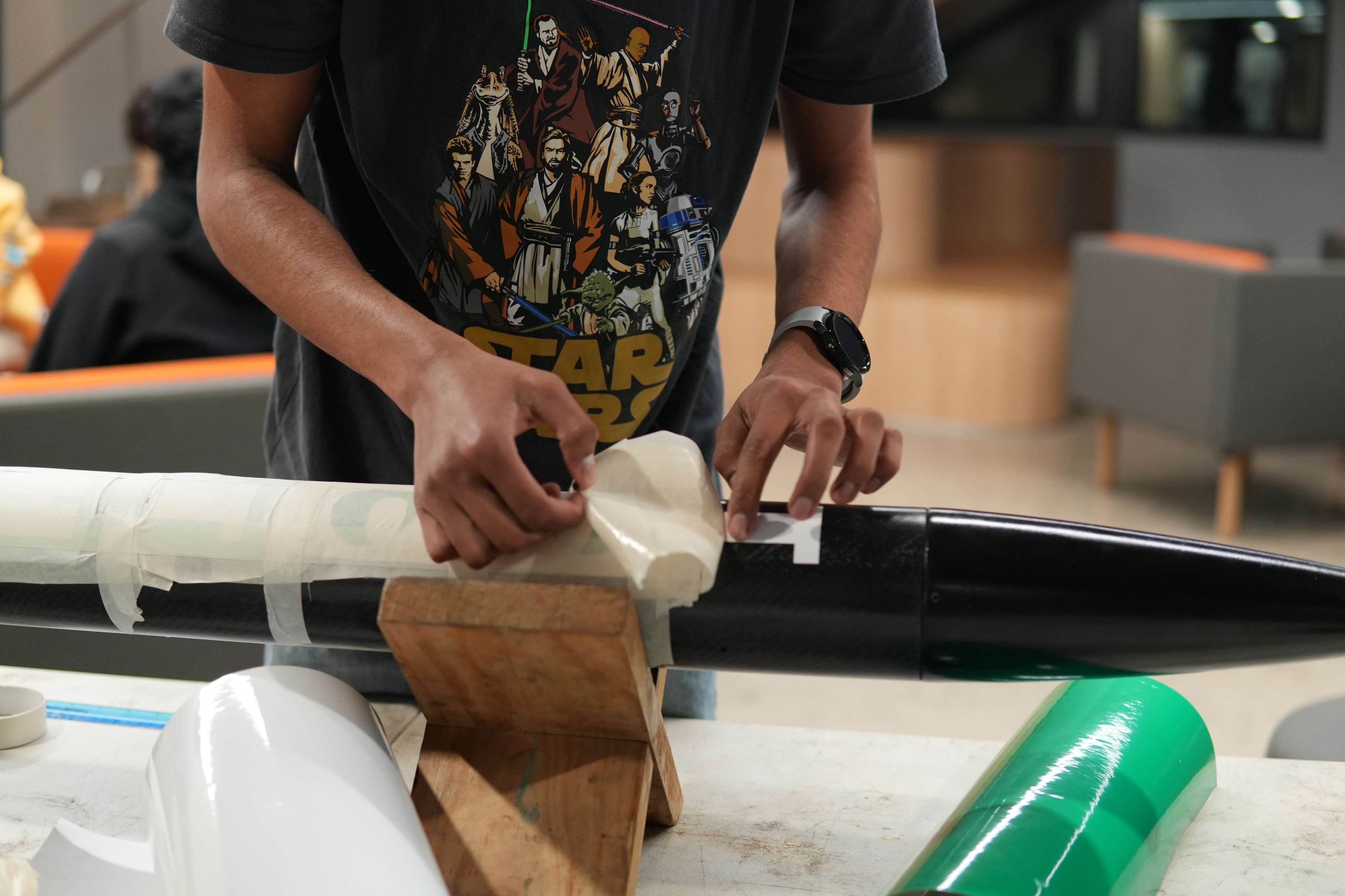 Sanding and finishing stages